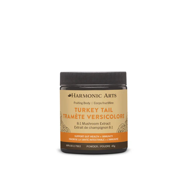Harmonic Arts Turkey Tail Mushroom Powder - 45 g Jar