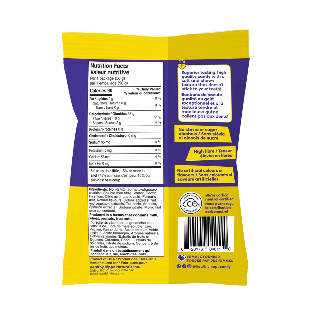Healthy Hippo Sour Keys – 50g