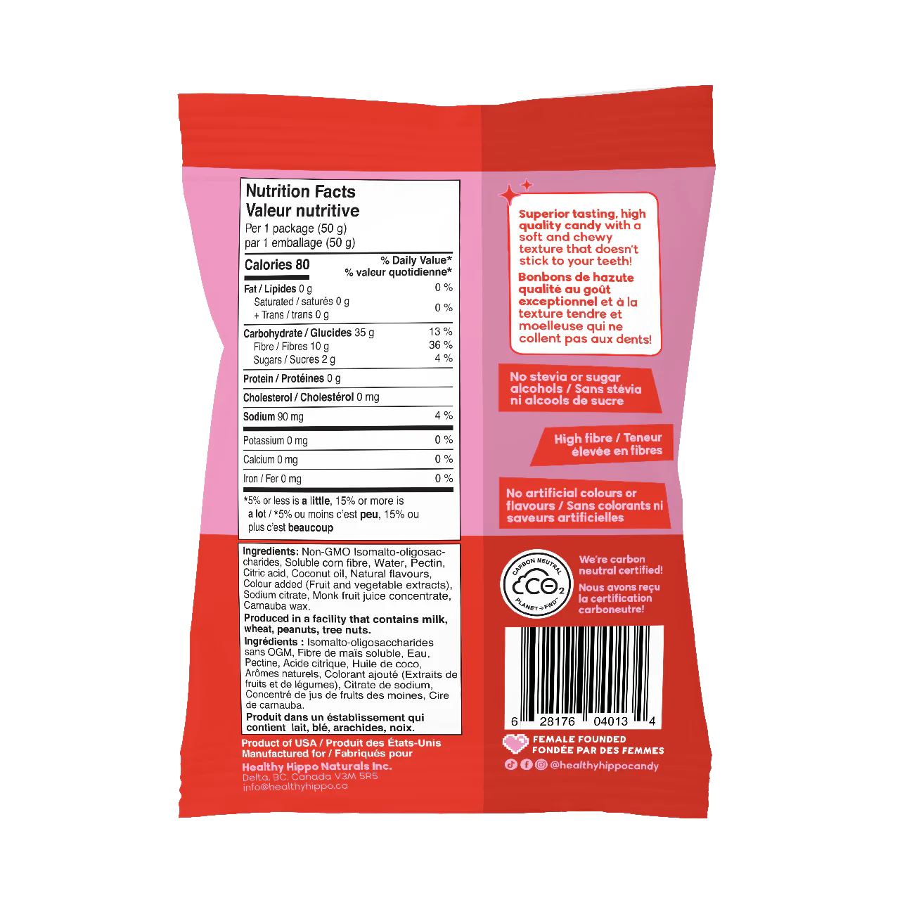 Healthy Hippo Swedish Hippos – 50g