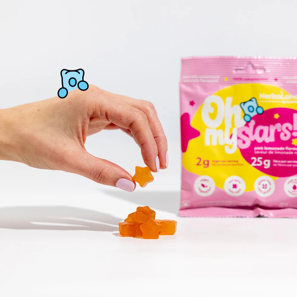Herbaland Oh My Stars! Pink Lemonade Gummies – 50g