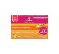 Honibe Honey Lozenges with Vitamin C – Orange 10 Lozenges