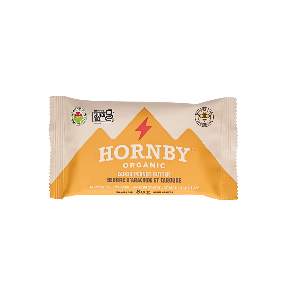 Hornby Organic Carob Peanut Butter Energy Bar – 80g