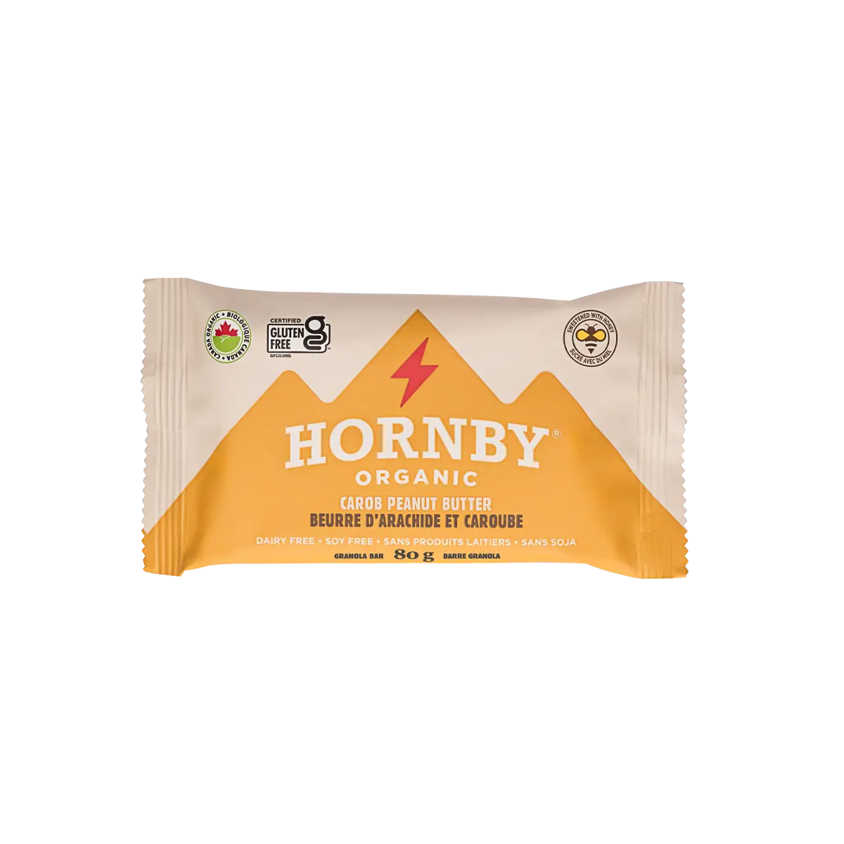 Hornby Organic Carob Peanut Butter Energy Bar – 80g