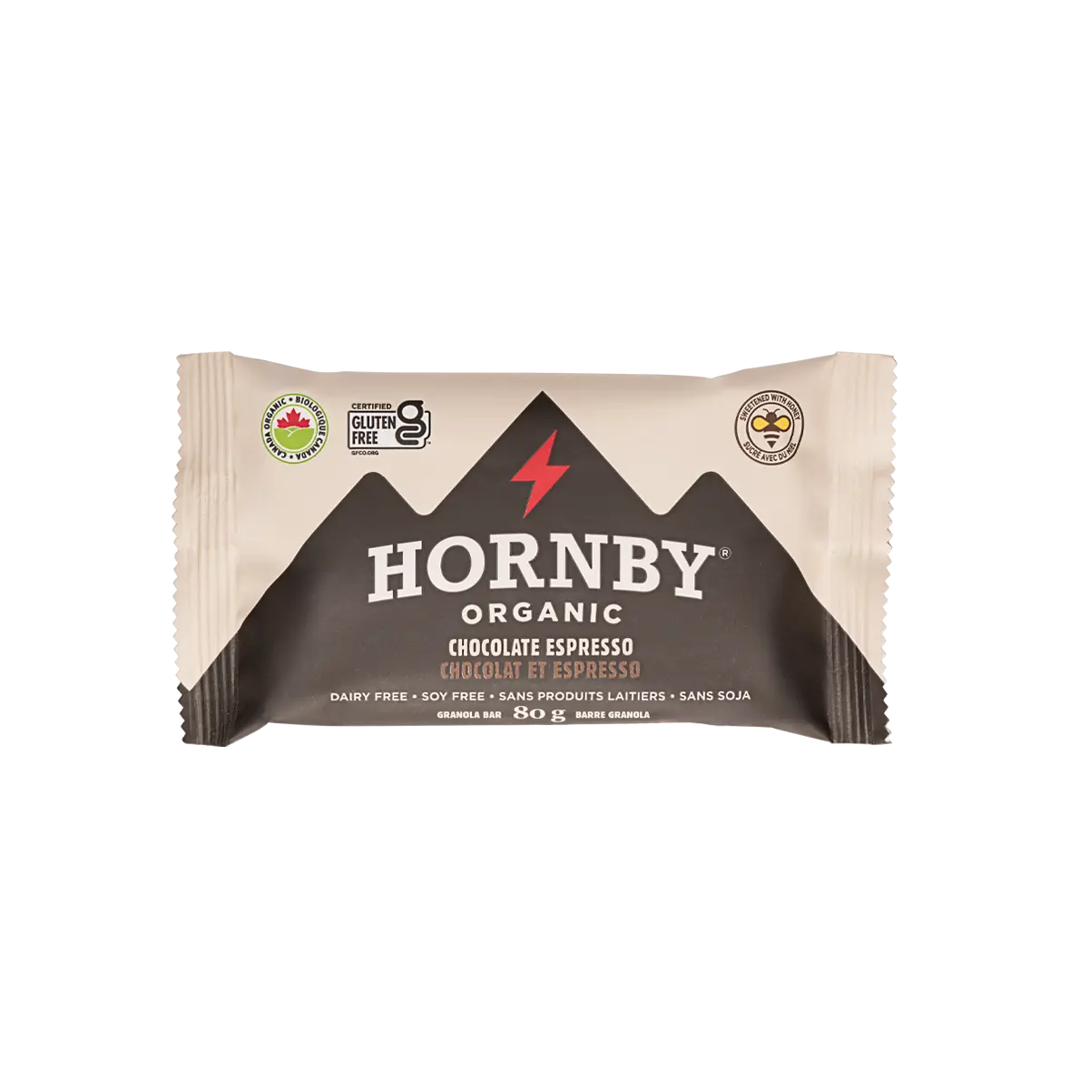 Hornby Organic Chocolate Espresso Energy Bar – 80g