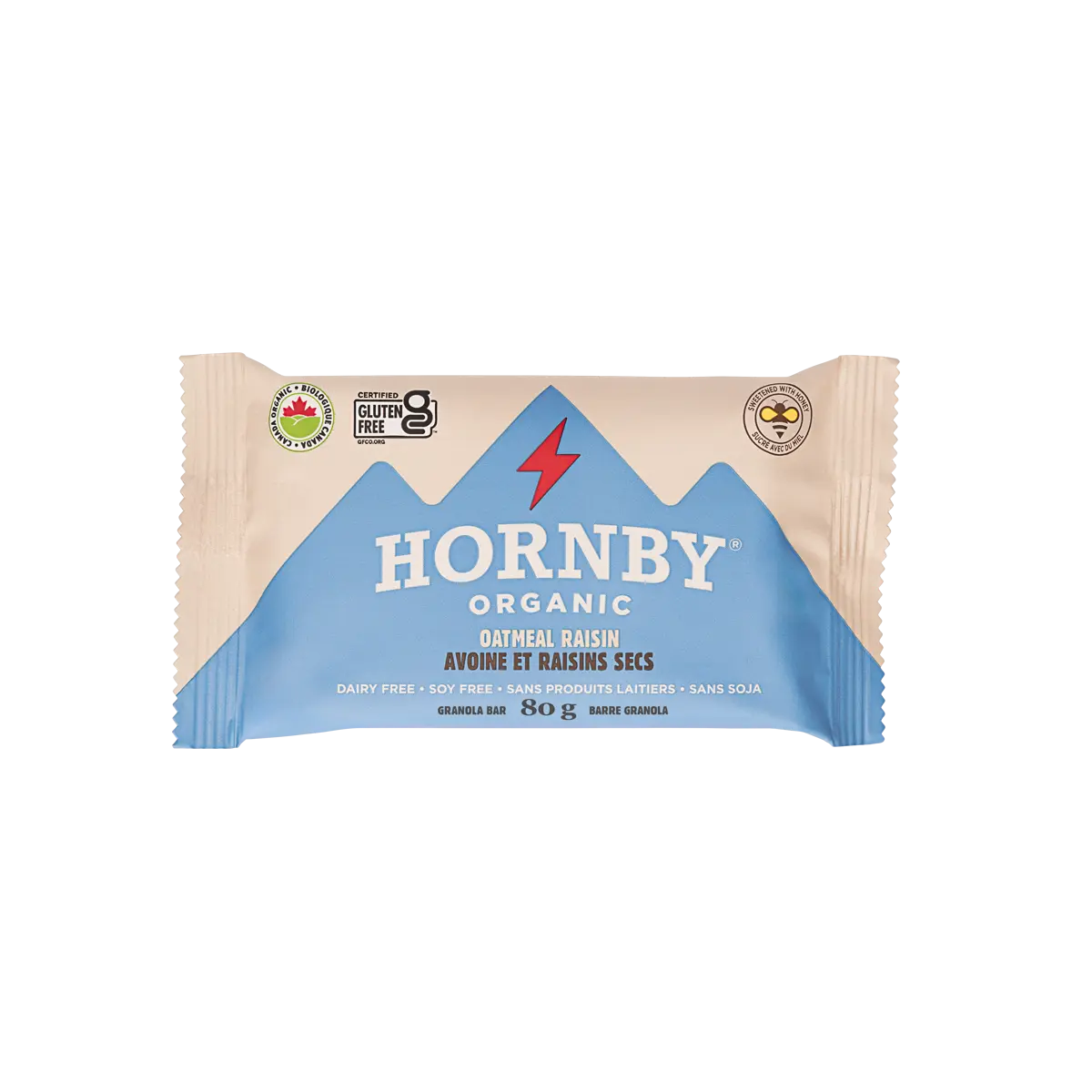 Hornby Organic Oatmeal Raisin Energy Bar – 80g