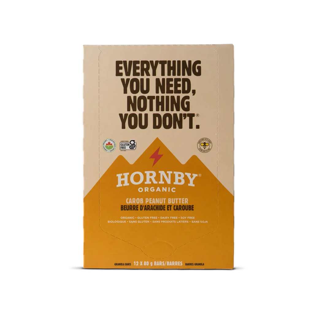Hornby Organic Carob Peanut Butter Energy Bar – 80g