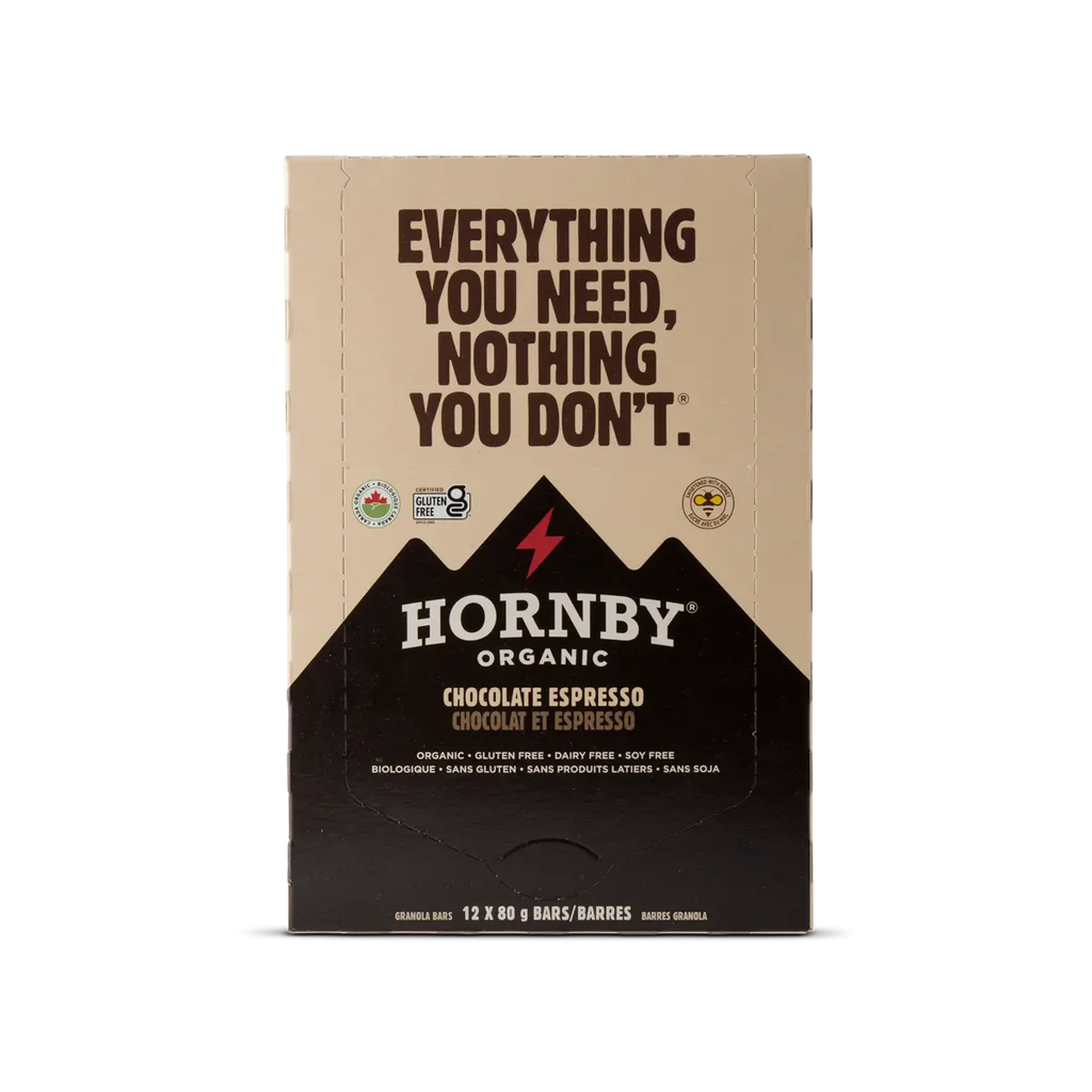 Hornby Organic Chocolate Espresso Energy Bar – 80g