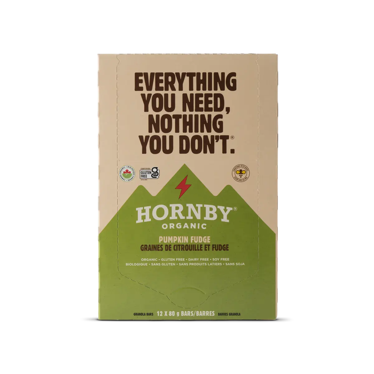 Hornby Organic Pumpkin Fudge Energy Bar – 80g
