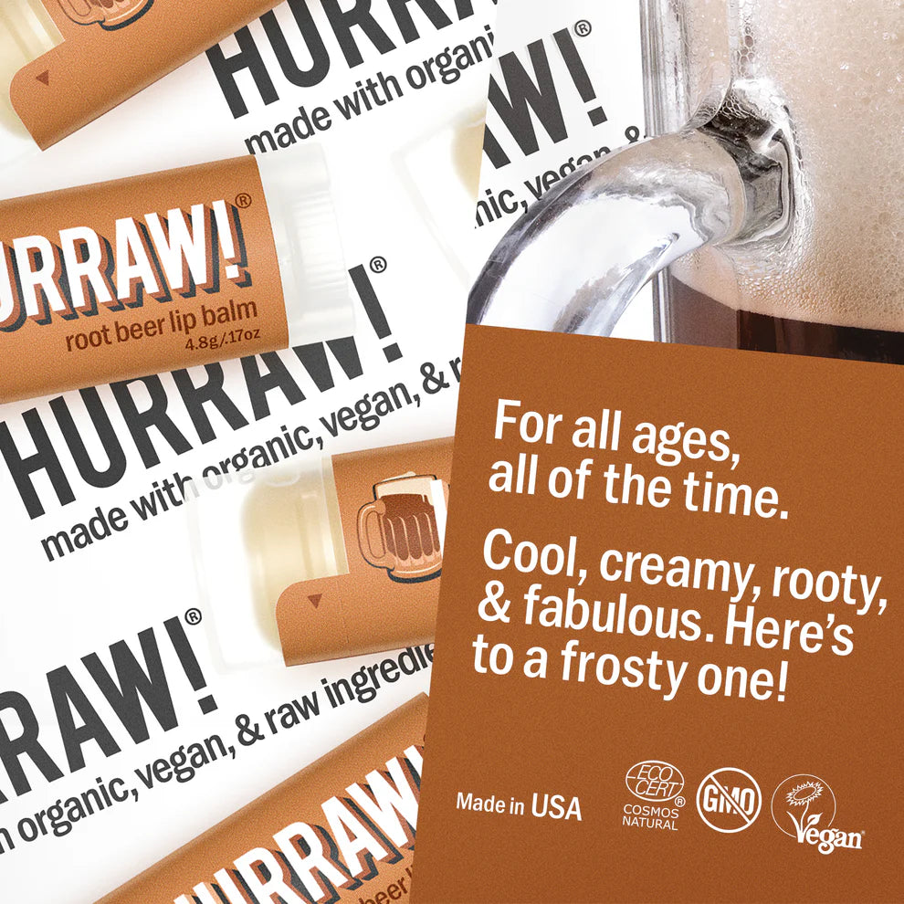 Hurraw! Root Beer Lip Balm – 4.8g