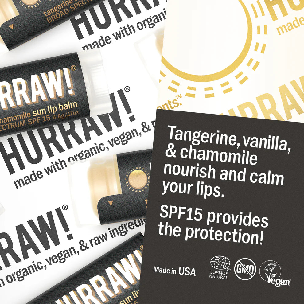 Hurraw! Sun Lip Balm SPF 15 – 4.8g