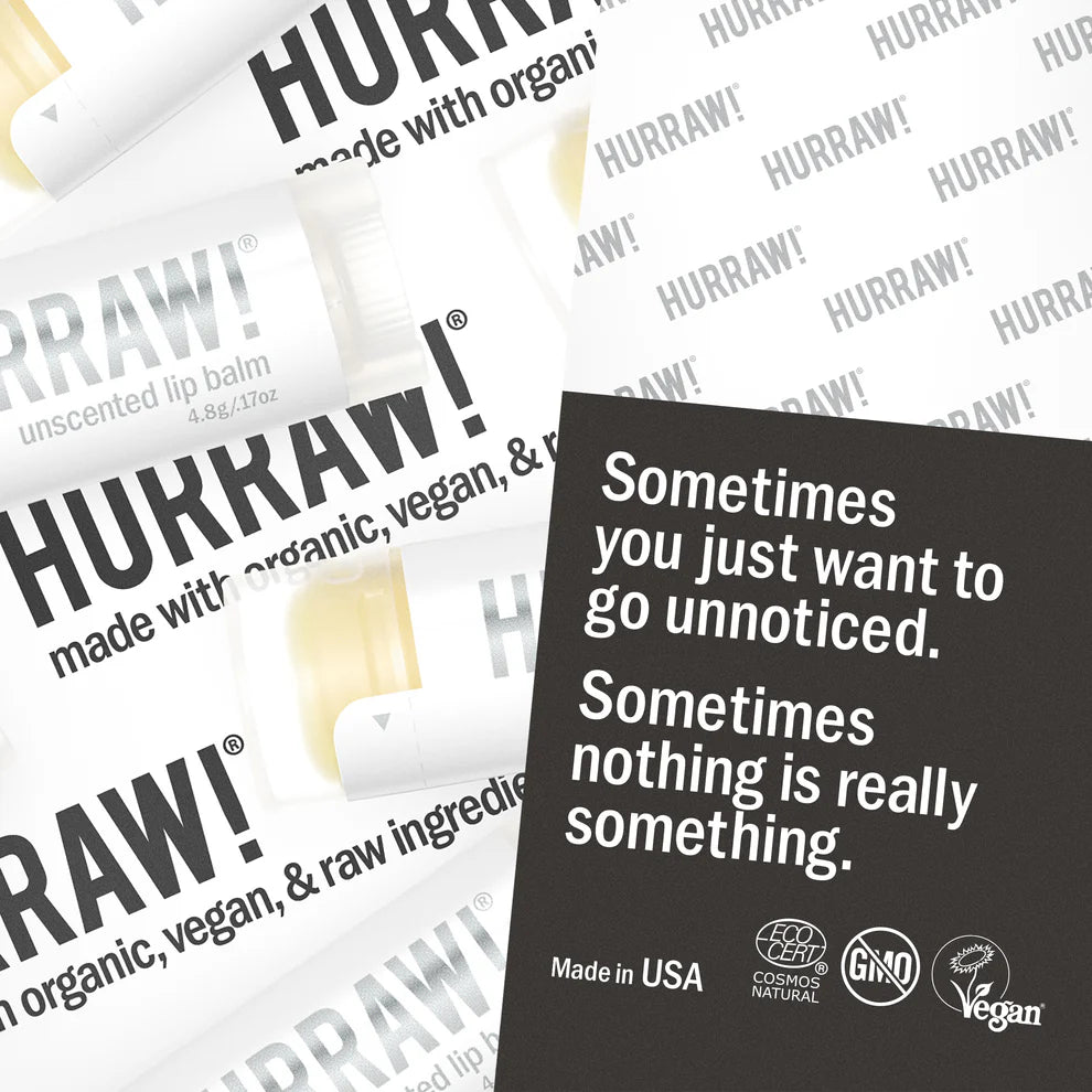 Hurraw! Unscented Lip Balm – 4.8g