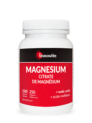 Innovite Magnesium Citrate - 250 mg - 100 Capsules