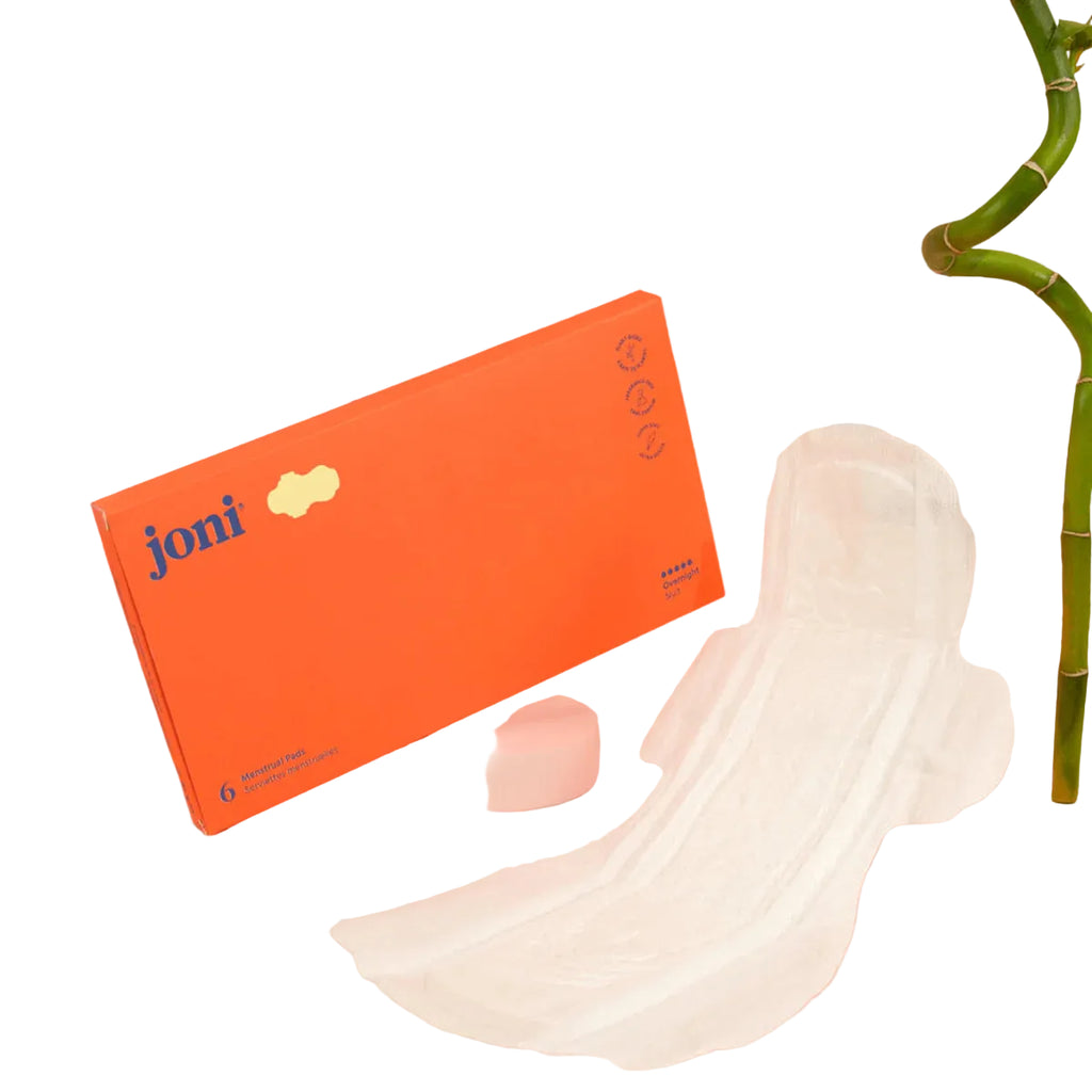 Joni Organic Bamboo Overnight Pads – 6 Pads