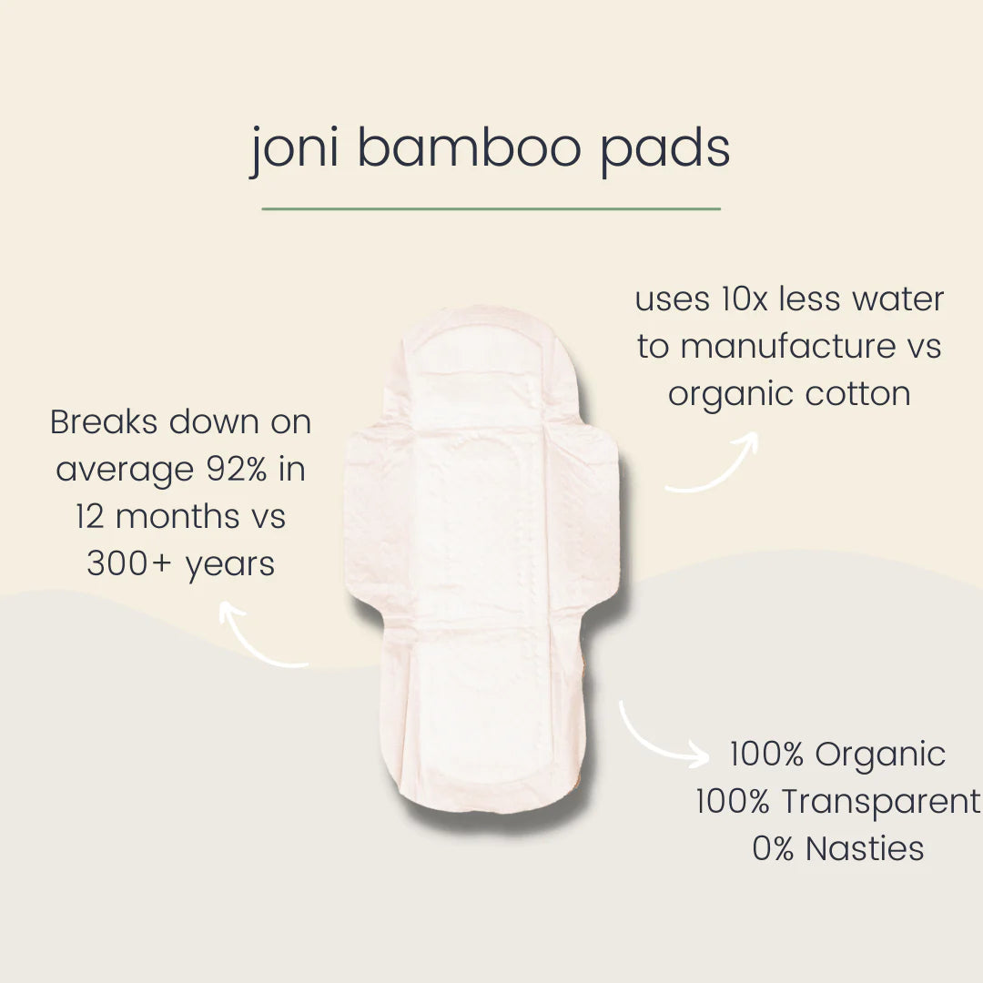 Joni Organic Bamboo Liners – 20 Liners