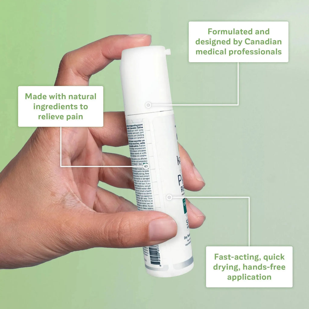 KaLaya Extra Strength Pain Relief Spray – Cannabis Sativa Seed Oil – 60 mL