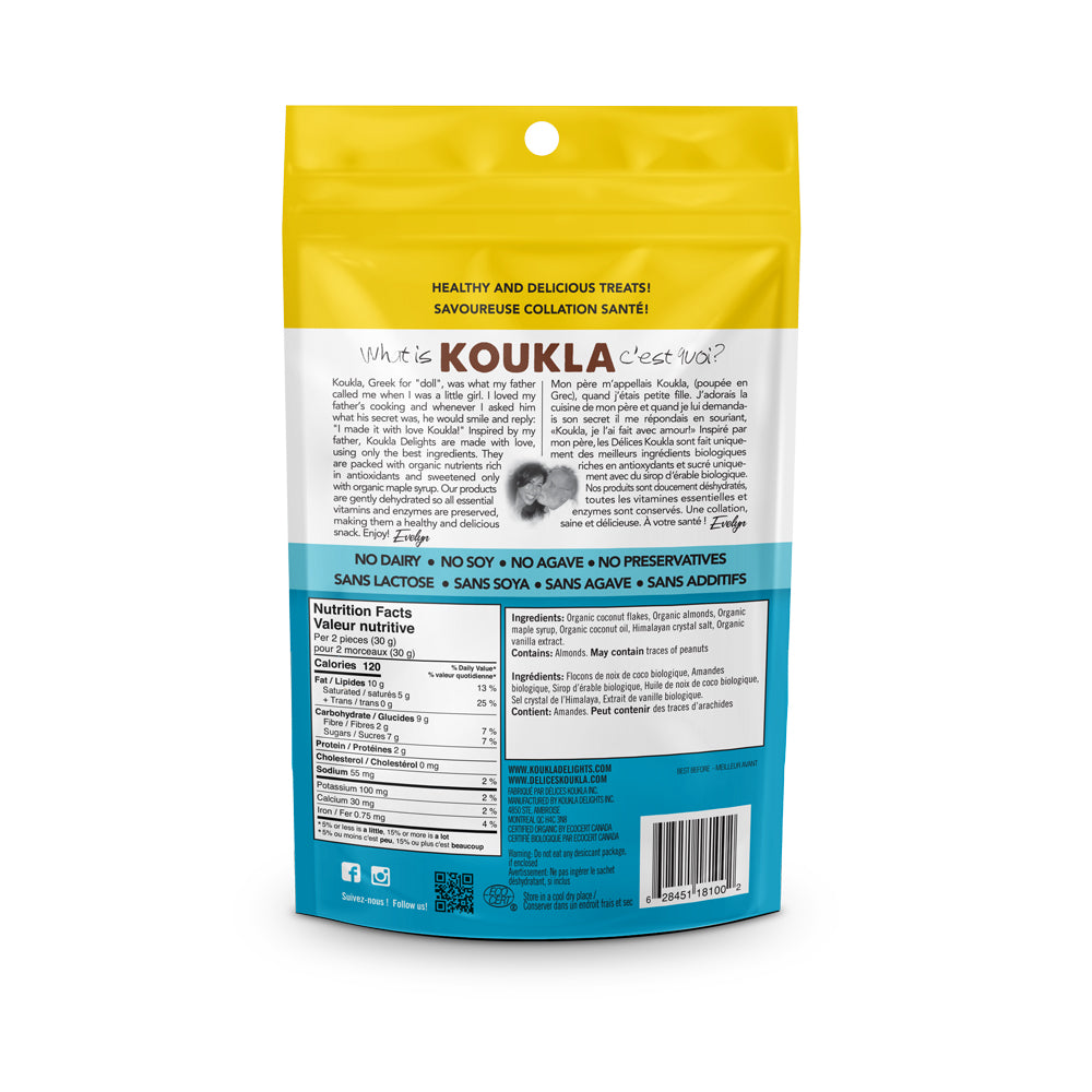 Koukla Delights Vanilla Coconut Macaroons – 150g
