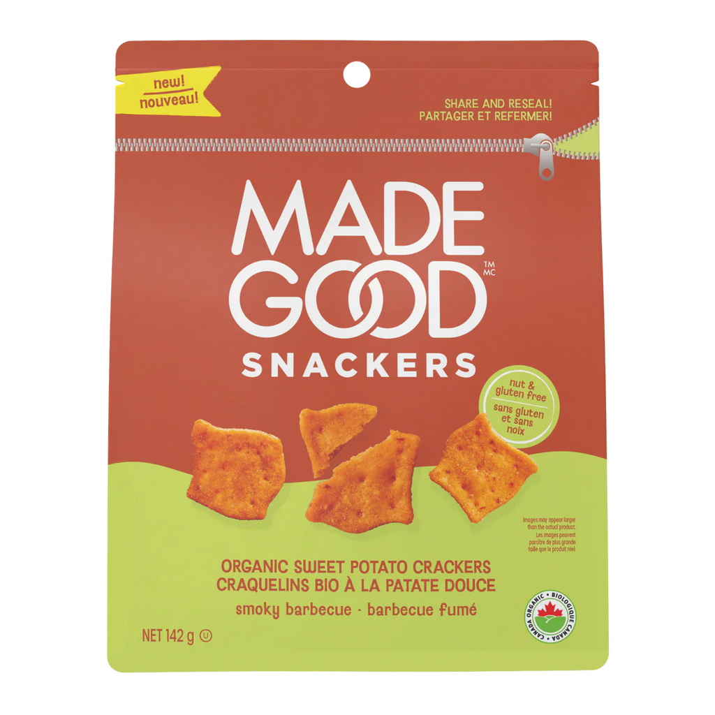 MadeGood Smoky Barbecue Organic Sweet Potato Snackers – 142g