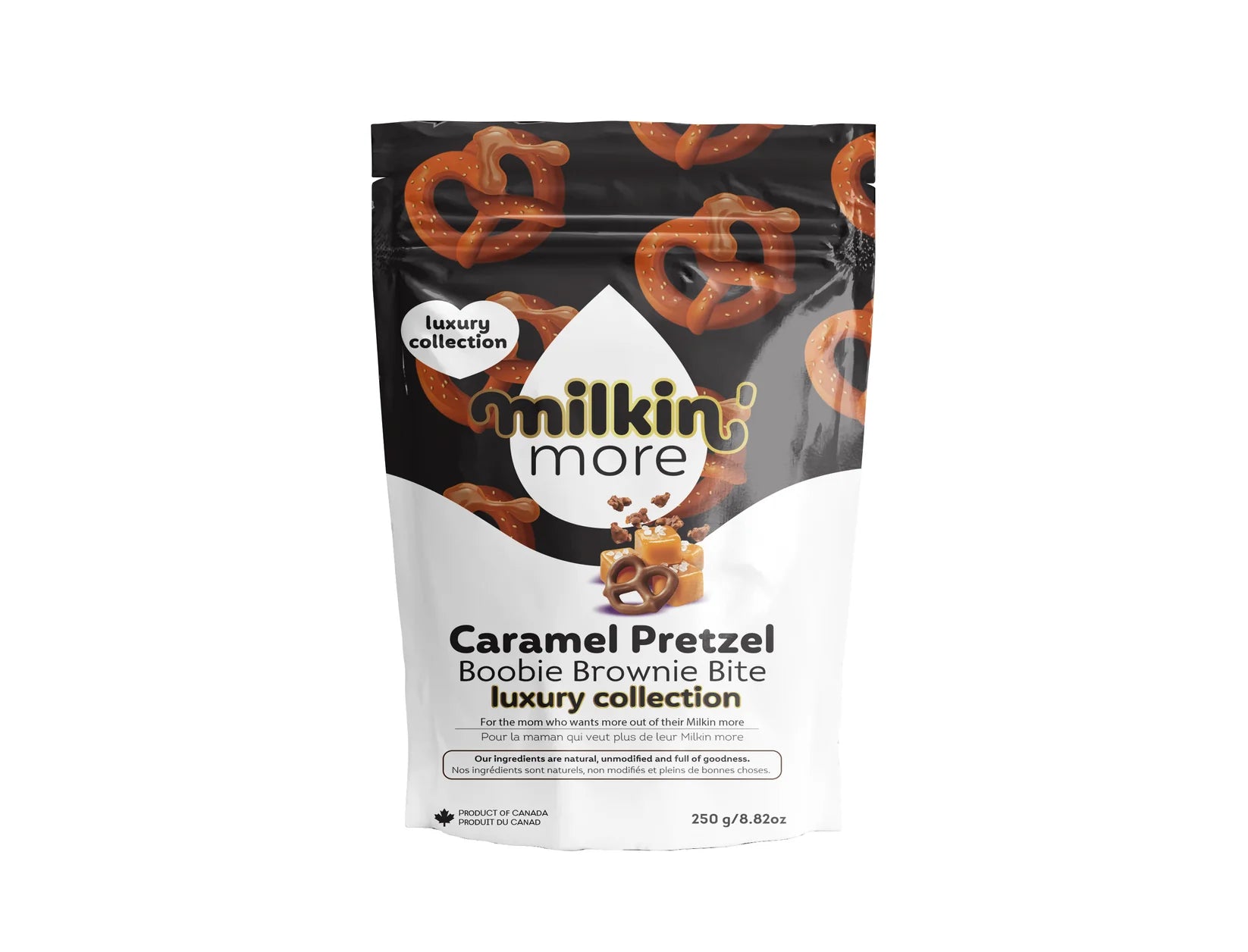 Milkin More Lactation Caramel Pretzel Brownie Mix– 250g