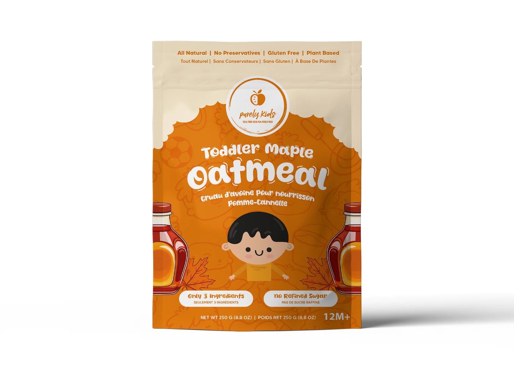 Milkin’ More Purely Kids Organic Maple Toddler Oatmeal