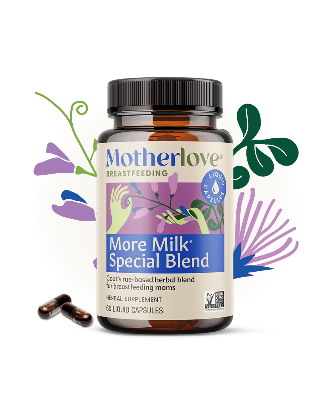 Motherlove More Milk Special Blend - 60 Liquid Capsules