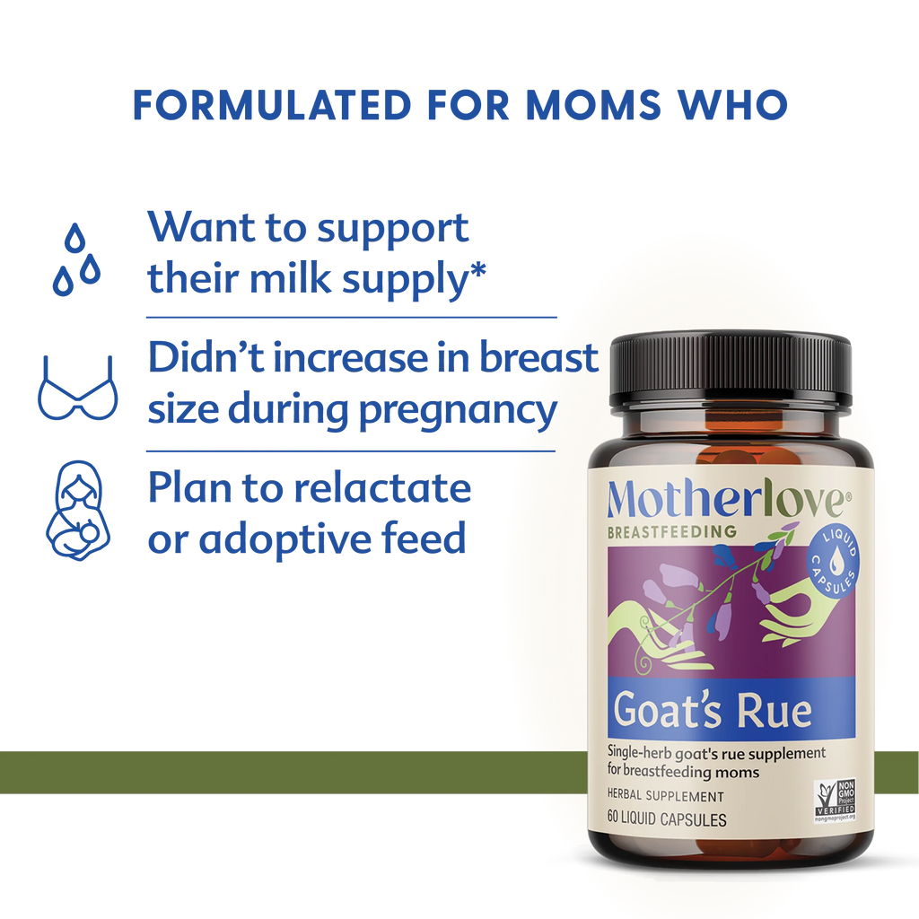 Motherlove Goat's Rue - 120 Liquid Capsules