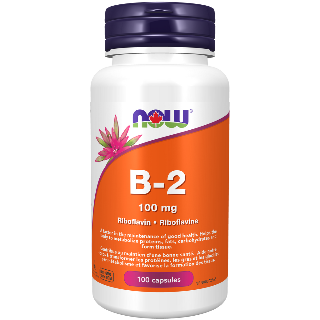 NOW B2 - 100 mg - 100 Capsules