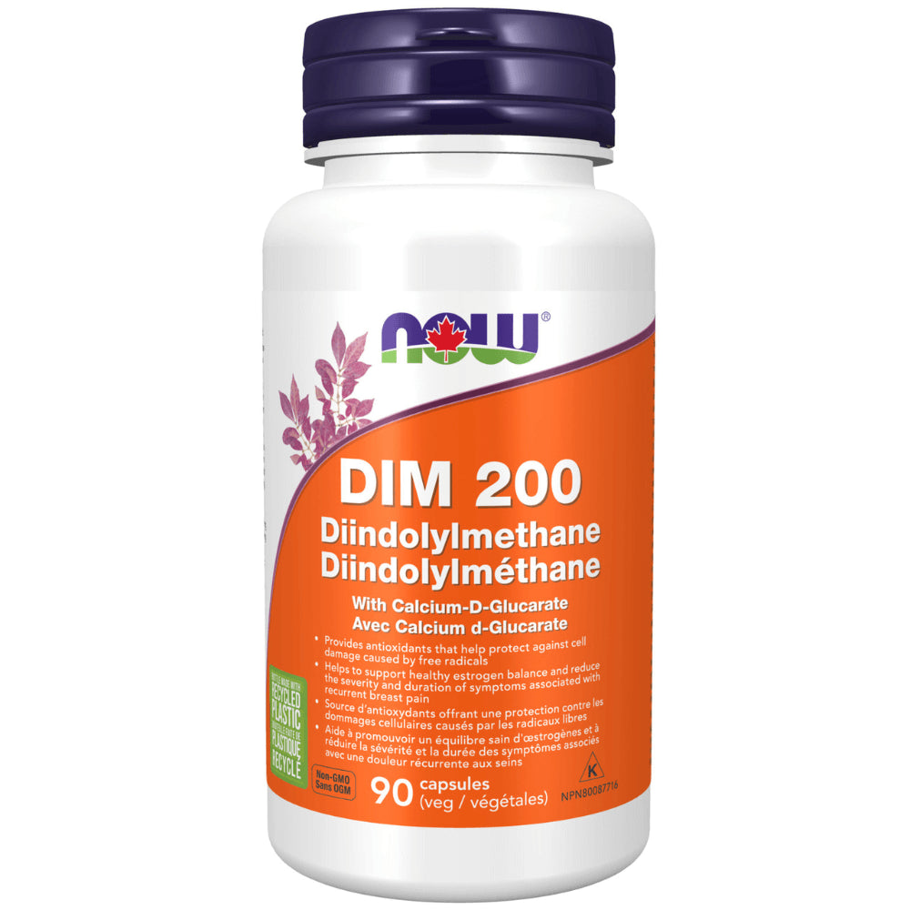 NOW DIM with Calcium Glucarate - 200 mg - 90 Capsules