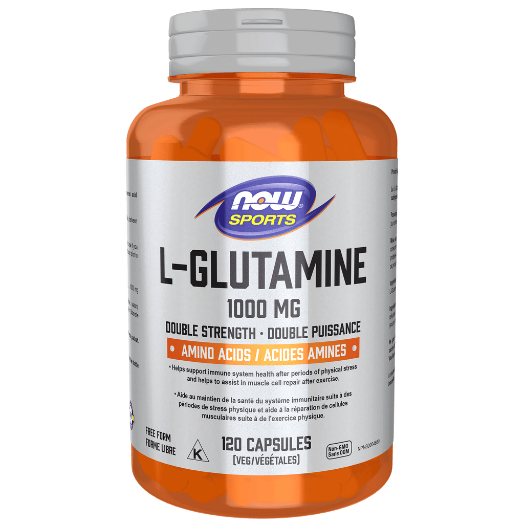 Now Foods L-Glutamine - 1000 mg - 120 Capsules