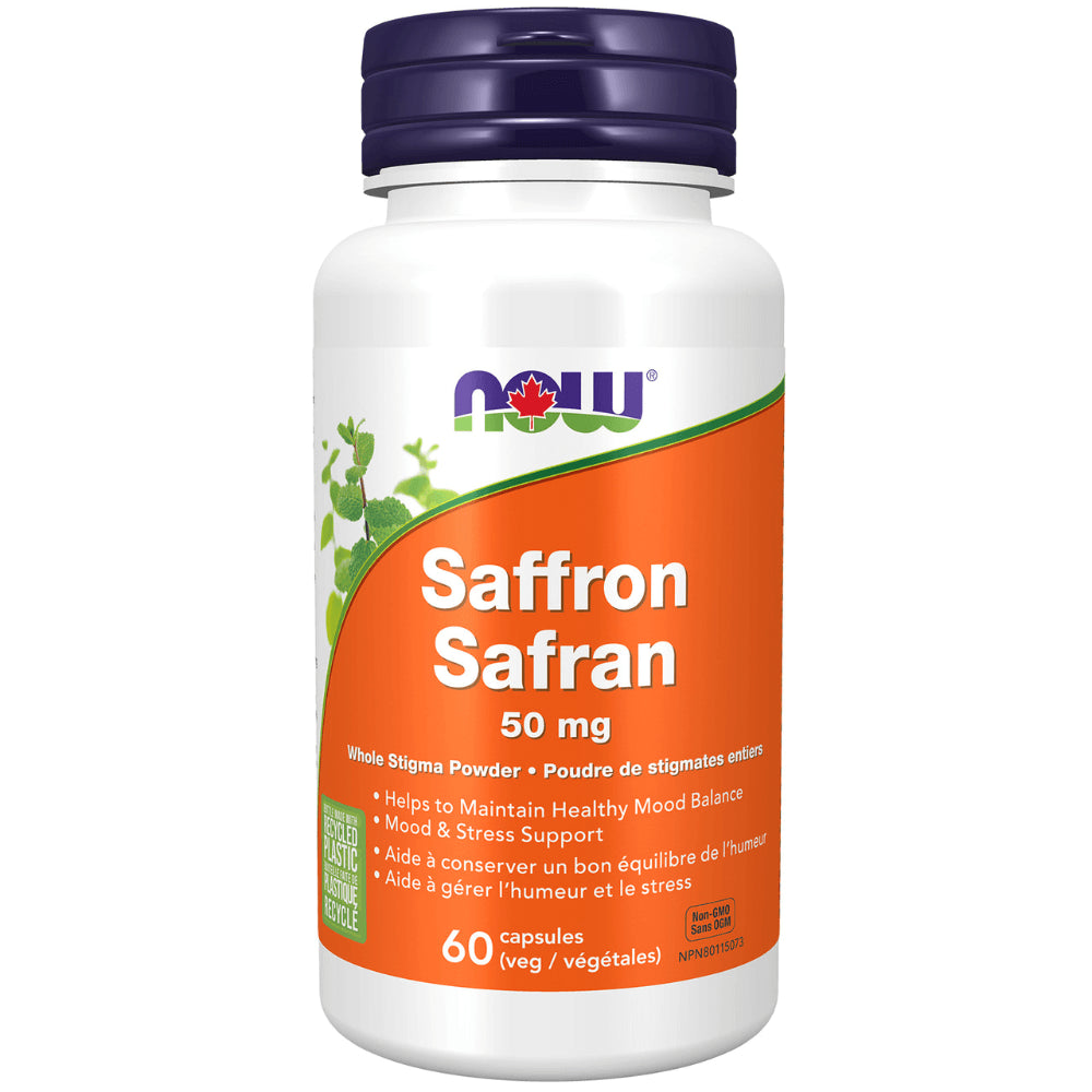 NOW Saffron - 50 mg - 60 Capsules