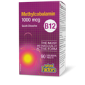 Natural Factors B12 Methylcobalamin - 1000 mcg - 90 Sublingual Tablets