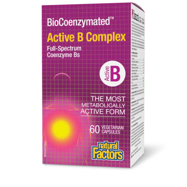 Natural Factors BioCoenzymated Active B Complex - 60 cap