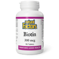 Natural Factors Biotin - 300 mcg - 90 Tablet