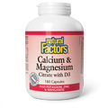 Natural Factors Calcium & Magnesium Citrate with D3 - 180 Caps