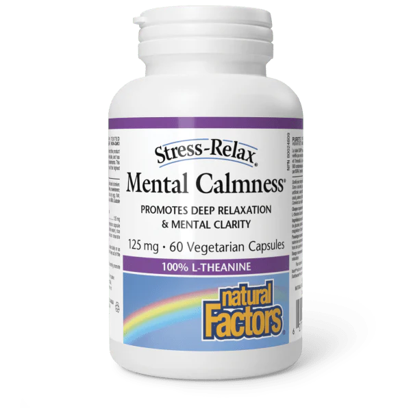Natural Factors Mental Calmness 125 mg - 60 Capsules