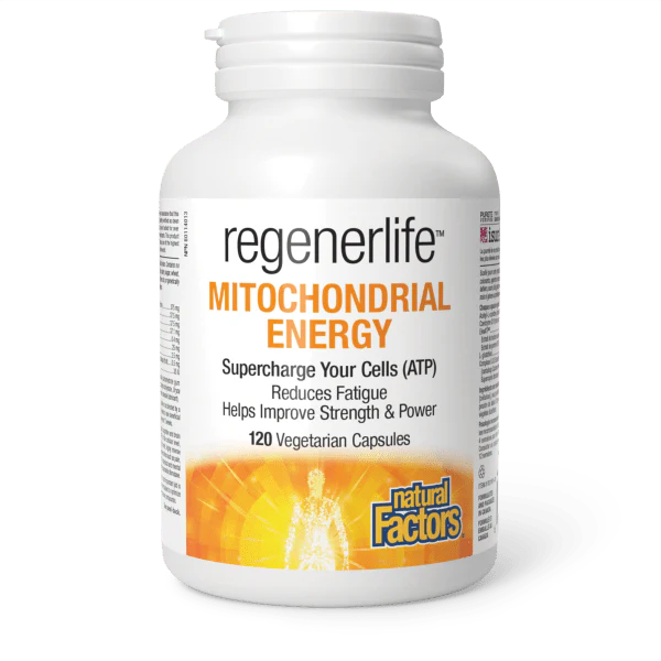 Natural Factors Mitochondrial Energy Regenerlife - 120 Capsules