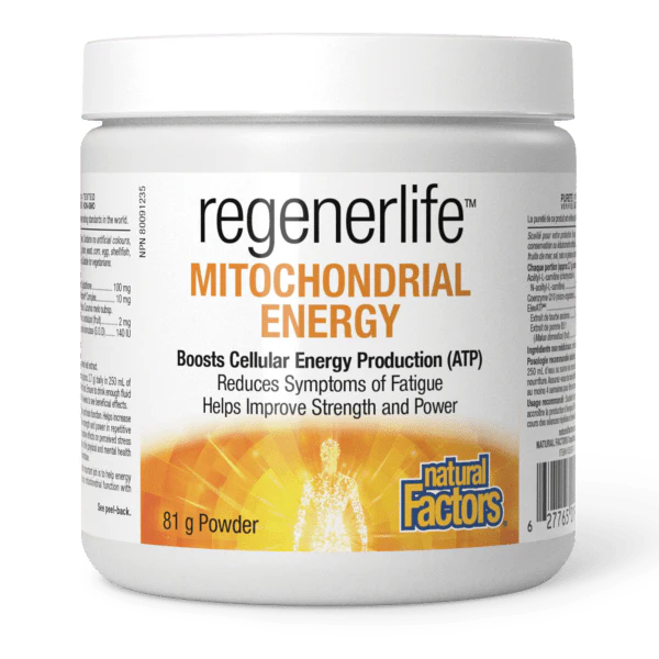 Natural Factors Mitochondrial Energy Regenerlife - Powder - 81 g