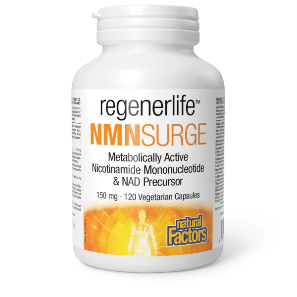 Natural Factors NMN Surge - 150 mg - 120 Capsules
