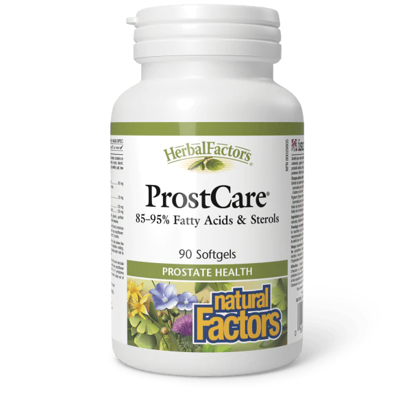 Natural Factors ProstCare, Herbal Factors - 90 Softgels