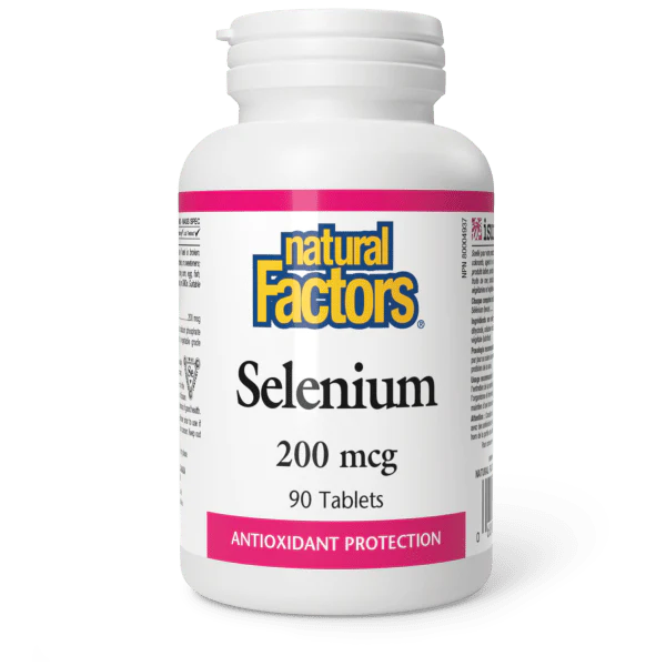 Natural Factors Selenium - 200 mcg - 90 Tablets