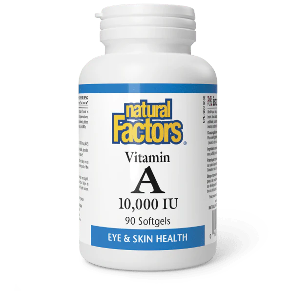 Natural Factors Vitamin a - 10,000 IU - 90 Softgels