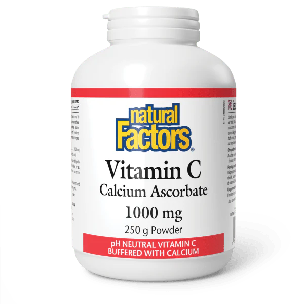 Natural Factors Vitamin C Calcium Ascorbate - 1000 mg - 250 g powder