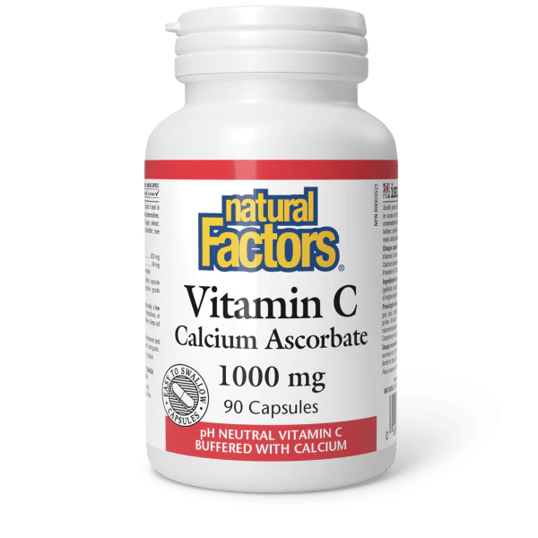 Natural Factors Vitamin C Calcium Ascorbate - 1000 mg - 90 Caps