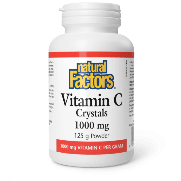 Natural Factors Vitamin C Crystals - 1000 mg - 125 g Powder