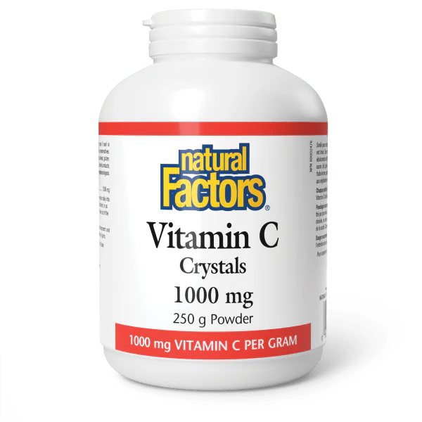 Natural Factors Vitamin C Crystals - 1000 mg - 250 g Powder