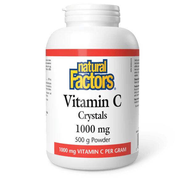Natural Factors Vitamin C Crystals - 1000 mg - 500 g powder