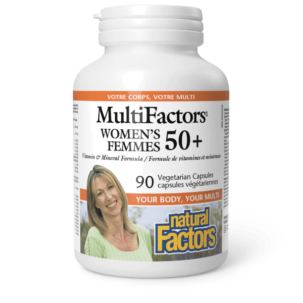 Natural Factors Women's 50+, MultiFactors - 90 Capsules