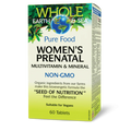 Natural Factors Women's Prenatal Multivitamin & Mineral, Whole Earth & Sea - 60 Tabs