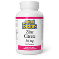 Natural Factors Zinc Citrate - 50 mg - 90 Tablets