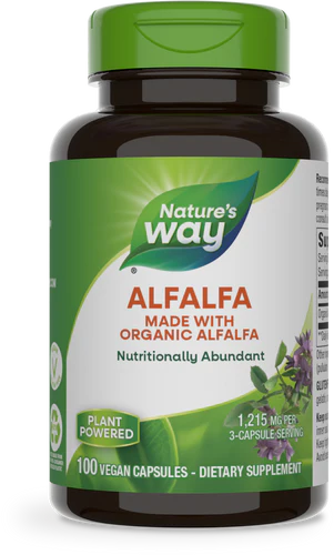 Nature's Way Alfalfa Leaves - 100 Capsules