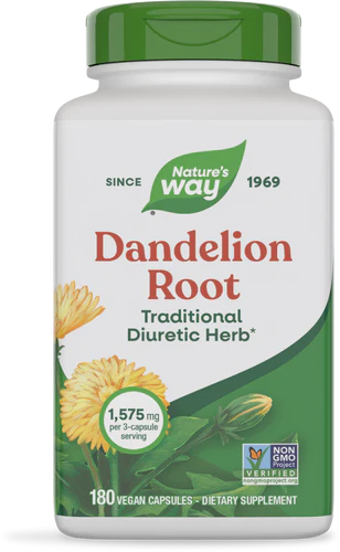 Nature's Way Dandelion Root - 180 Capsules